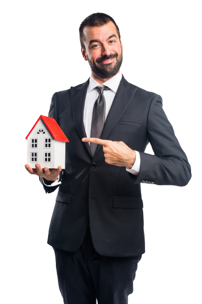 businessman holding little house removebg preview